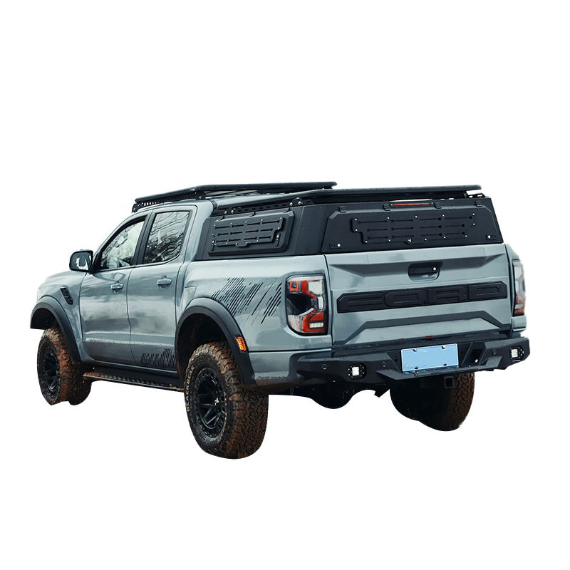 Vattentät stål Hard Top Pickup 4X4 Truck Topper Camper Tonneau Sängskydd Caps Canopy för Jeep Gladiator
